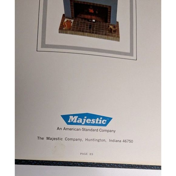Vintage 1974 Fireplace Ideas HB  Retro Photos Fireplaces 1970’s Cool Dec… - Picture 7 of 9
